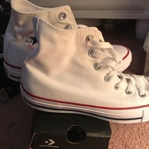 white high top converse.